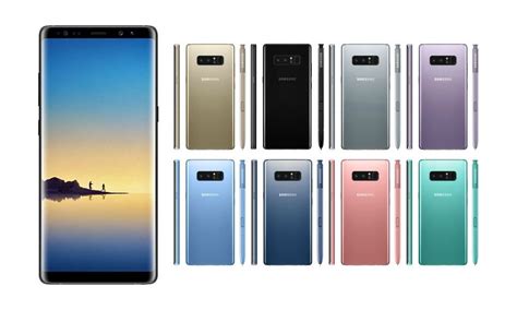 The phone is powered by the exynos 8895 soc with a 2.3ghz quad + 1.7ghz quad configuration. Samsung Galaxy Note 8 sẽ có 8 phiên bản màu sắc khác nhau ...
