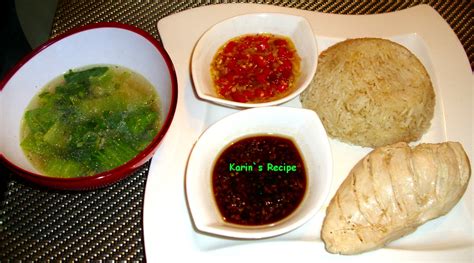 Nasiayam #resepinasiayam #carabuatnasiayam nasi ayam nasi ayam simple nasi ayam sedap dan mudah resepi nasi ayam. Karin's Recipe: Nasi Ayam Hainan (Hainanese Chicken Rice)