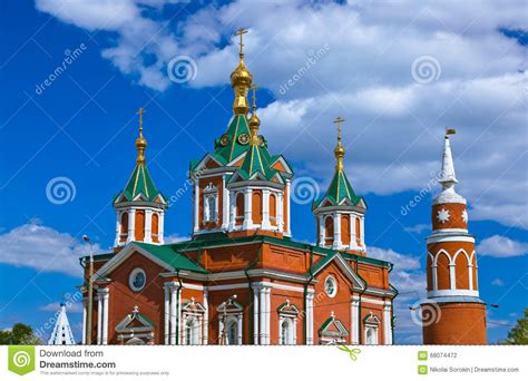 Uspensky Brusensky Monastery In Kolomna Kremlin Russia Moscow