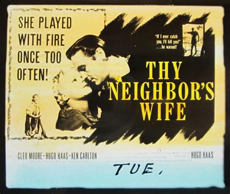 Thy Neighbor S Wife 1953
