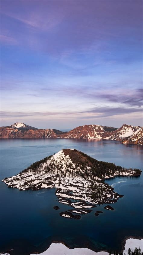 Free Download Crater Lake National Park Mobile Phone Wallpaper The