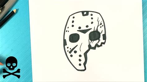 Jason Mask Drawing