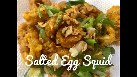 Soya or canola oil 15.0 ml. Salted Egg Squid - YouTube