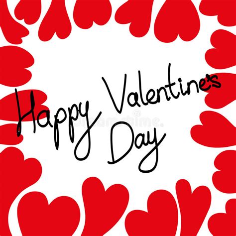 Happy Valentines Day Stock Vector Illustration Of Sign 49053553
