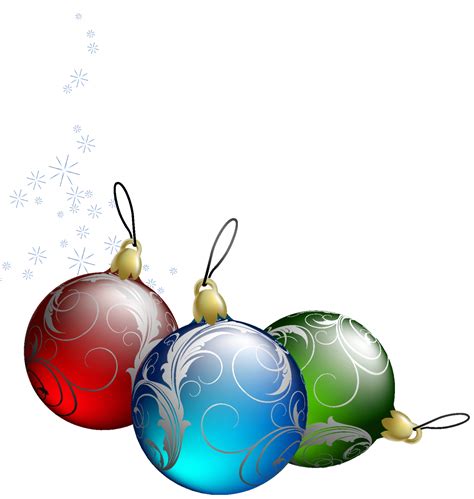 Ornaments Christmas Clipart Background