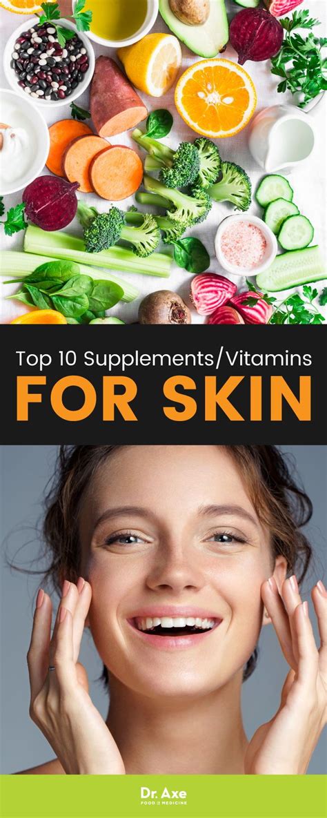 10 Best Supplements And Vitamins For Skin Vitamins For Skin Skin