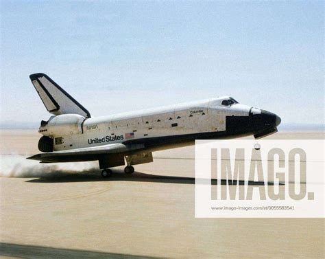 Space Shuttle Columbia Lands At Edwards Air Force Base In California To