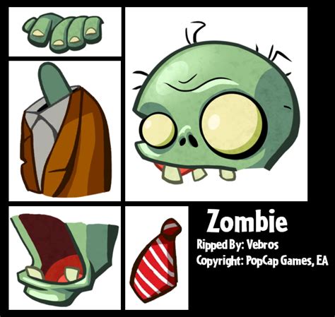 Mobile Plants Vs Zombies Heroes Zombie The Spriters Resource
