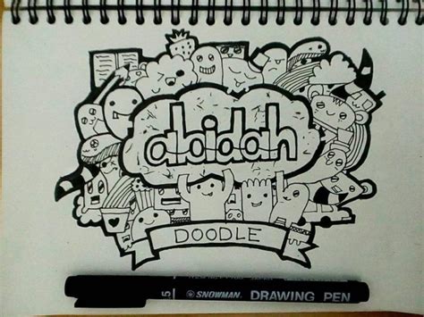√ 200 Gambar Doodle Nama Name Simpel Cara Membuat Doodle Art