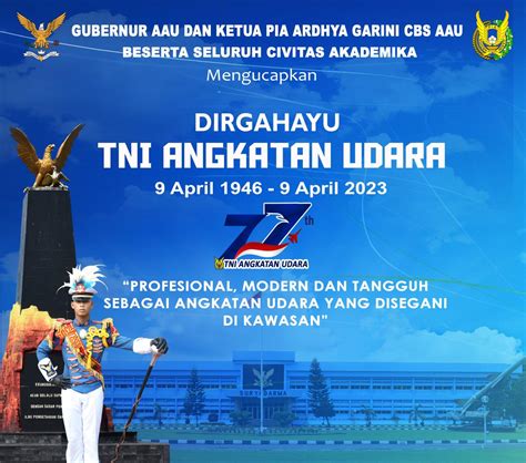 Dirgahayu Tni Angkatan Udara Akademi Angkatan Udara