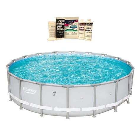 Bestway 18 Ft X 18 Ft X 48 In Round Above Ground Pool In The Above
