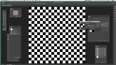 Create Checkerboard Pattern In Photoshop Tutorial How To Youtube