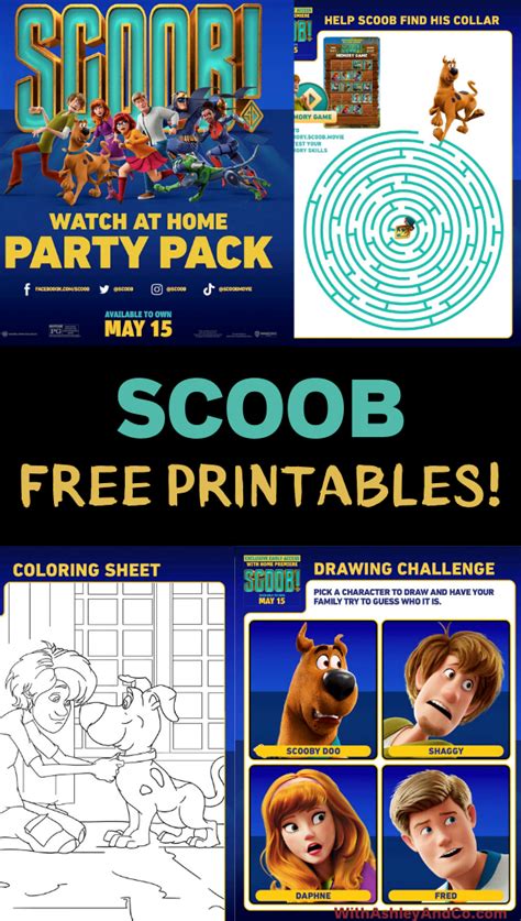 (2020) full movie online free (@2020_scoob). Scoob Printable Activities in 2020 | Party packs ...