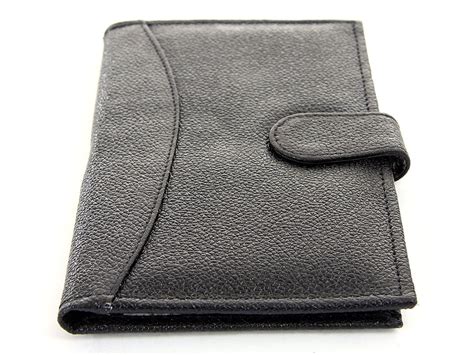 It will have a variety of credit card slots available from a few to many. Men's Credit card wallet in Black 7.25 x 4.25 inches #CQ-2026 Leather Wallet