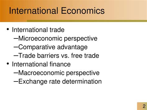 Ppt International Economics Powerpoint Presentation Id
