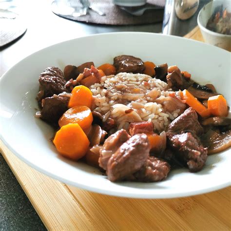 Recette Bœuf bourguignon La meilleur recette