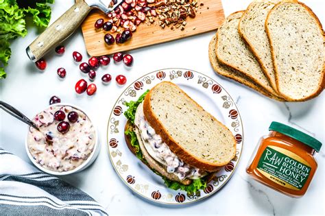 Theresa S Mixed Nuts Leftover Turkey Sandwich With Cranberry Spread