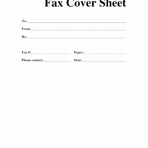 A fax cover sheet is a similar document which provides information about the sender and intended recipent of the fax. 50 Sample Fax Cover Sheet Word | Ufreeonline Template