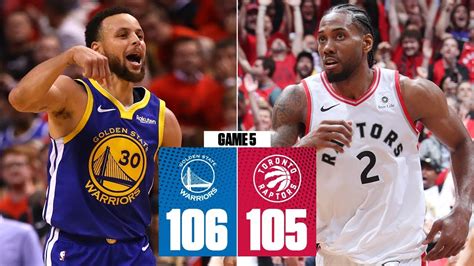 Kevin Durant Goes Down Warriors Hold Off Raptors To Force Game