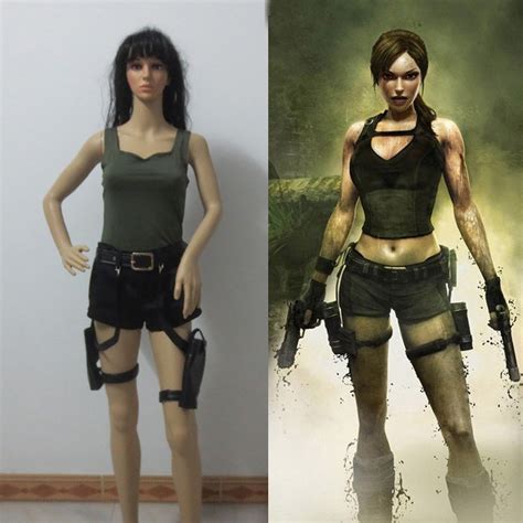 Tomb Raider Lara Croft Cosplay Costume Customize Free Shipping On