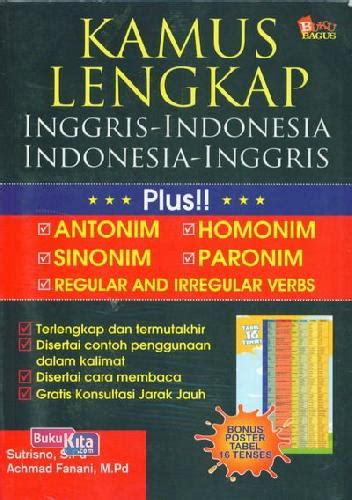 Buku Kamus Lengkap Inggris Indonesia Indonesia Inggris Bukukita