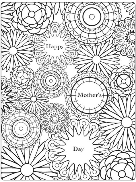 Gambar Adult Coloring Page Mother Day 9 Mothers Pages Di Rebanas Rebanas