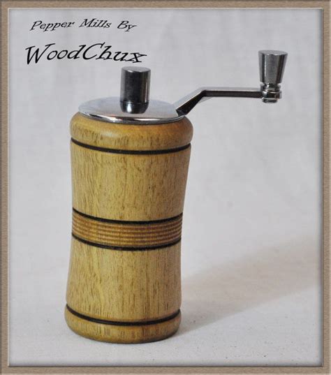 345 handmade black walnut wooden pepper mill grinder hand crafted wooden pepper mill black