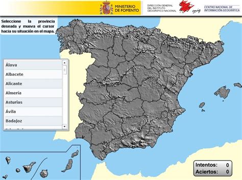 Mapa Interactivo De España Provincias De España Puzzle Ign De España