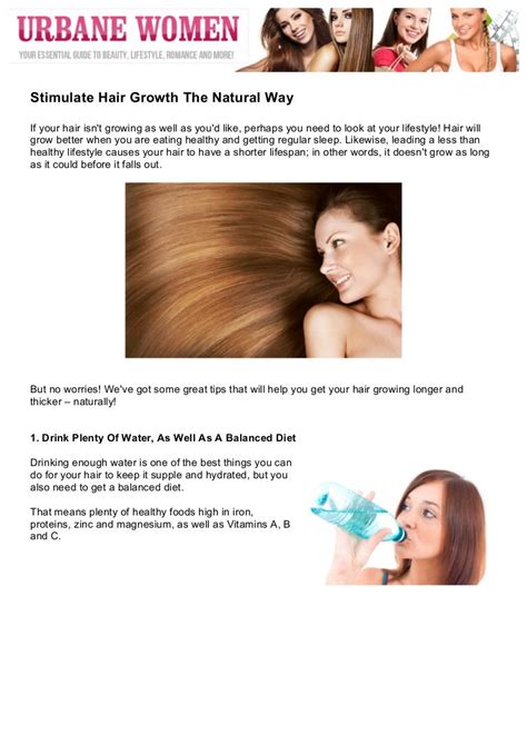 stimulate hair growth the natural way