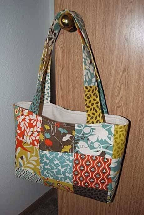 Patchwork Shoulder Bag Free Sewing Tutorial Love To Stitch And Sew