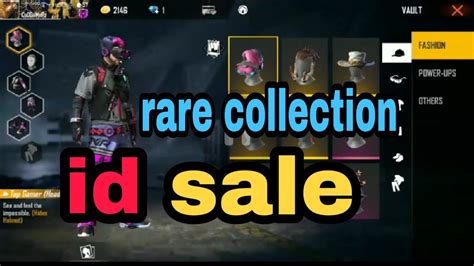 The id is the unique identifier of the template. Free Fire id sale || rare collection || Gaming Murali ...