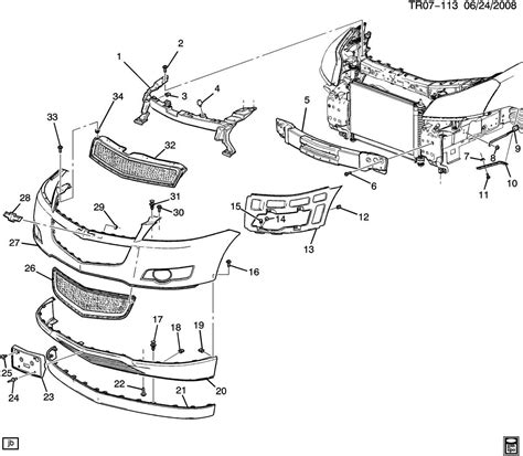 Understanding Chevy Traverse Body Parts A Comprehensive Diagram Guide
