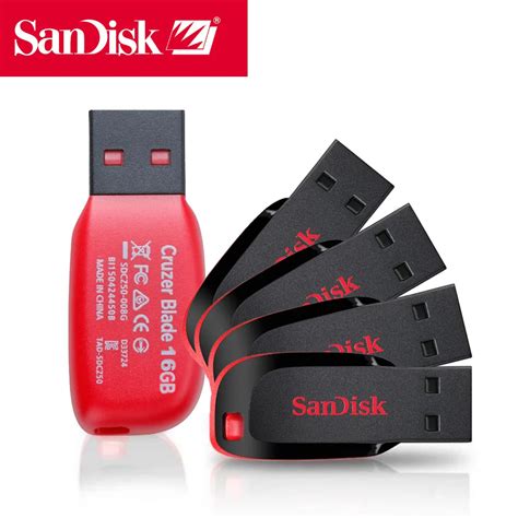 New Sandisk Usb Flash 8gb 16gb 32gb 64gb 128gb Cz50 Cruzer Blade Mini