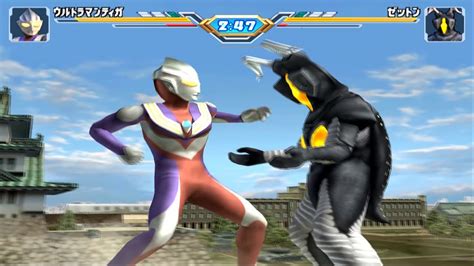 Ultraman Tiga Vs Zetton Battle Mode Ultraman Fe3 Game Play Youtube