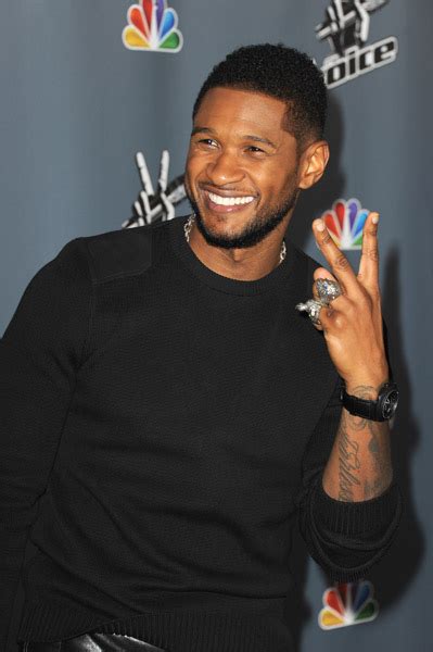 Usher Attends The Voice Premiere