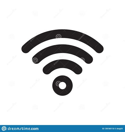 Wi Fi Wlan Signal Icon Vector Wi Fi Access Free Wireless Internet