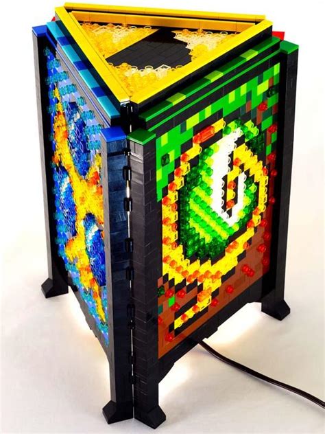 The Legend Of Zelda Inspired Lamp Built With Lego Bricks Gadgetsin
