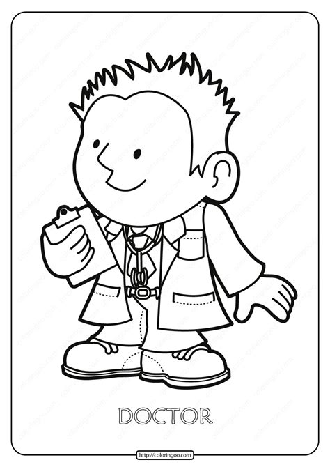 Check spelling or type a new query. Free Printable Doctor Pdf Coloring Page