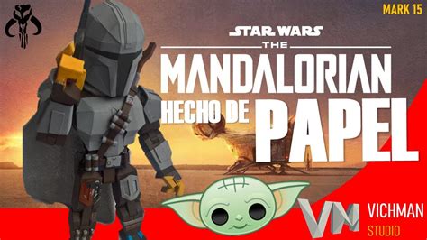 How To Make The Mandalorian Papercraft Part Papercraft Papermodel