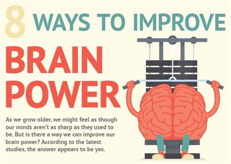Infographic 8 Ways To Improve Your Brain Power