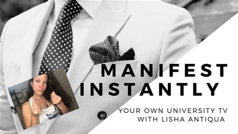 Manifest Anything You Want You Tv With Lisha Manifestation University Tv