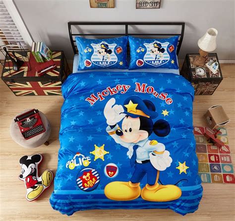 Set 5 mickey mouse clubhouse pilot policeman figure pluto postman donald goofy. Mickey Mouse Police Kids Comforter Set | EBeddingSets ...