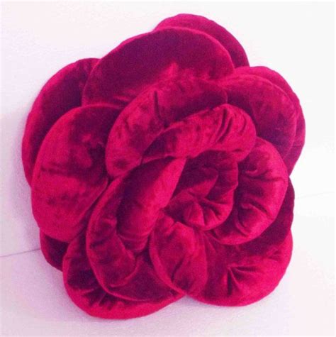 Pink Rose Flower Pillow Home Decor 18x18 Throw Pillow Flower Pillow