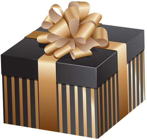 Elegant Gift Box PNG Clip Art Image Happy Birthday Gifts Gifts