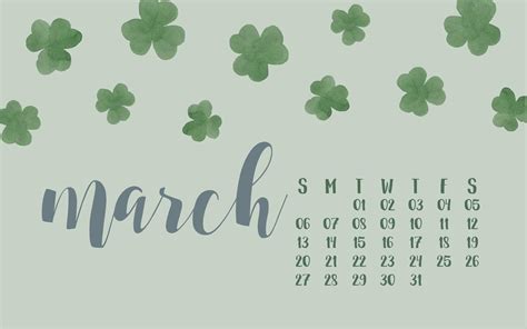 March 2022 Calendar Desktop Wallpaper Customize And Print