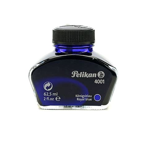 Pelikan 4001 Bottled Ink Pen Refill Blue Ink 2 Pack 30570 Pk2 Staples