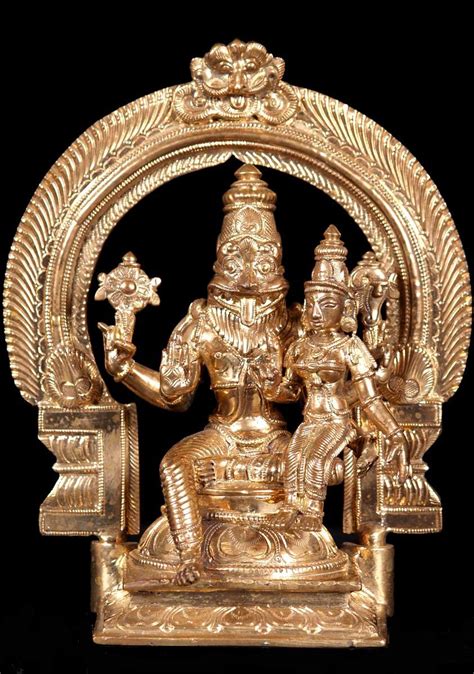 Sold Bronze Lakshmi Narasimha Statue 10 57b15 Hindu Gods And Buddha