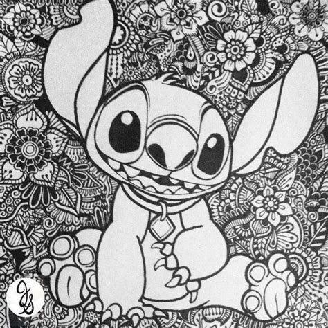 Pin By Doha Youssef On Mandalas De Disney Stitch Coloring Pages