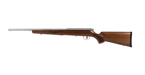 Savage 93r17 Gns Sr 17 Hmr Bolt Action Rifle With Wood Stock And