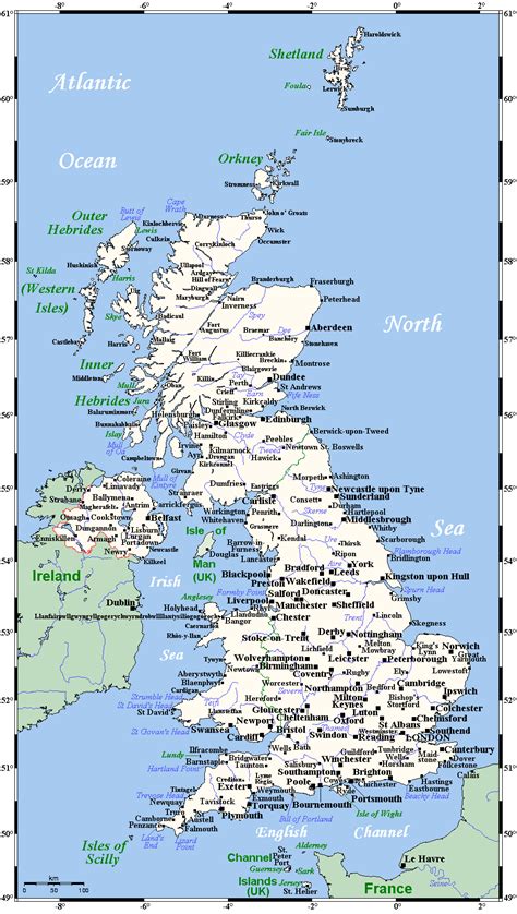 Wählen sie aus einer vielzahl ähnlicher szenen aus. Landkarte England (Übersicht Städte) : Weltkarte.com ...